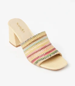 Adapt Raffia High Heel Sandals