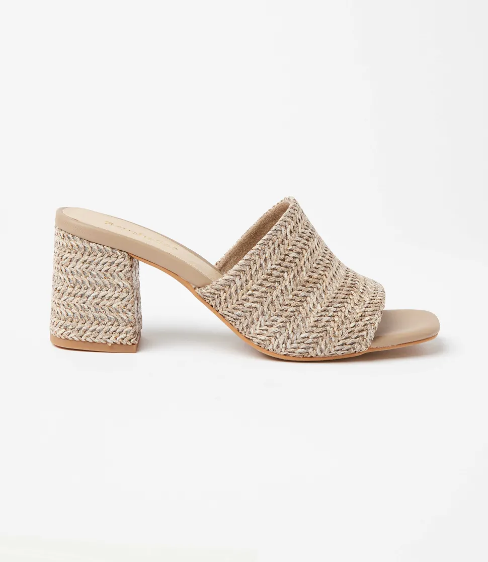 Adapt Raffia High Heel Sandals