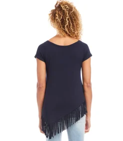 Angled Fringe Top