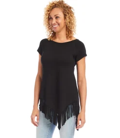 Angled Fringe Top