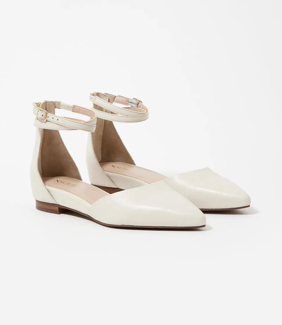 Ankle Strap Pointed Toe Flats