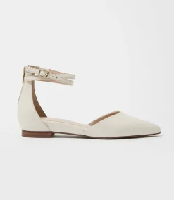 Ankle Strap Pointed Toe Flats
