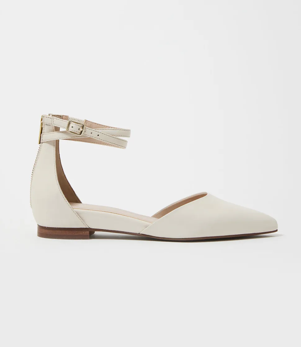 Ankle Strap Pointed Toe Flats