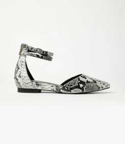 Ankle Strap Pointed Toe Flats