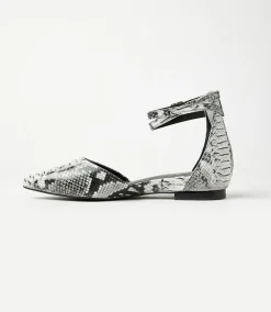Ankle Strap Pointed Toe Flats