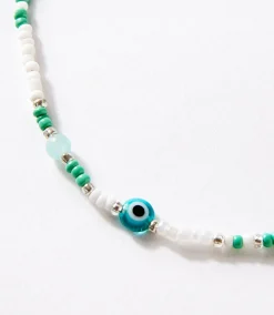 Aqua Beaded Bracelet