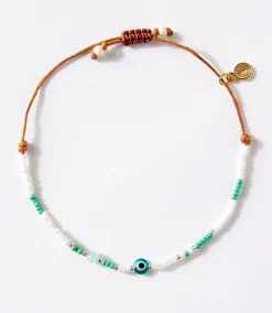 Aqua Beaded Bracelet