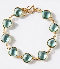 Aqua Quartz Bracelet