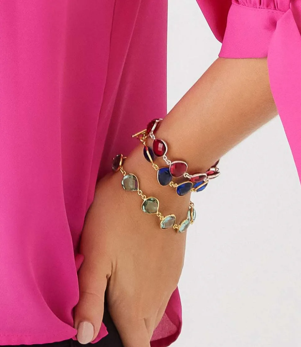 Aqua Quartz Bracelet