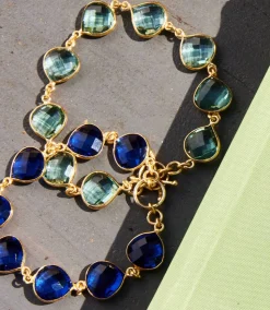Aqua Quartz Bracelet