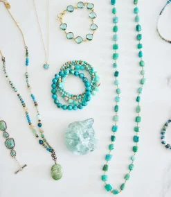 Aqua Quartz Bracelet