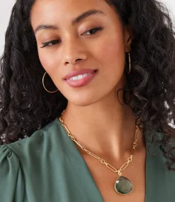 Aqua Quartz Pendant Necklace