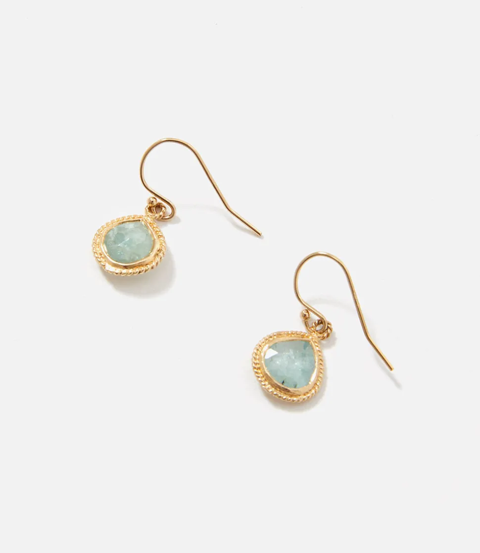 Aquamarine Drop Earrings