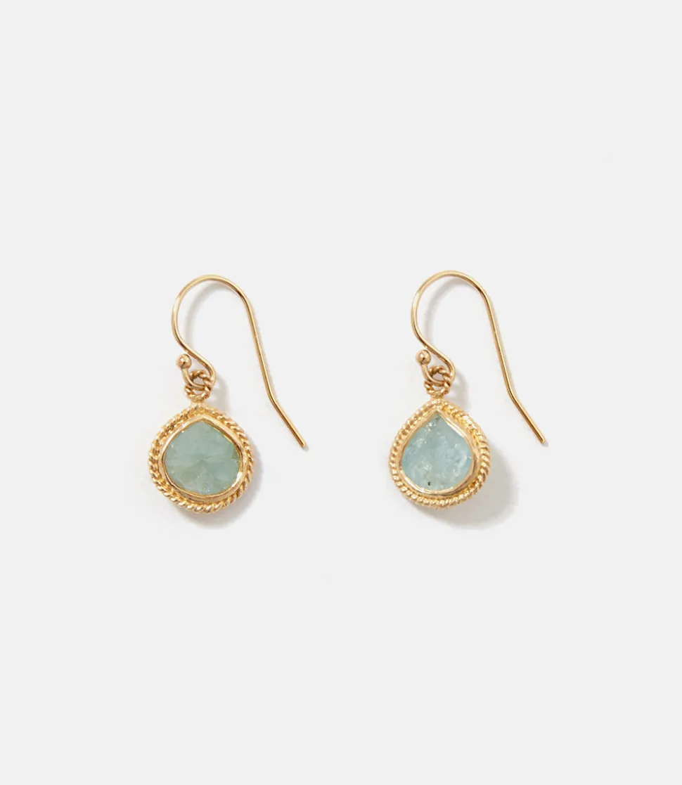 Aquamarine Drop Earrings