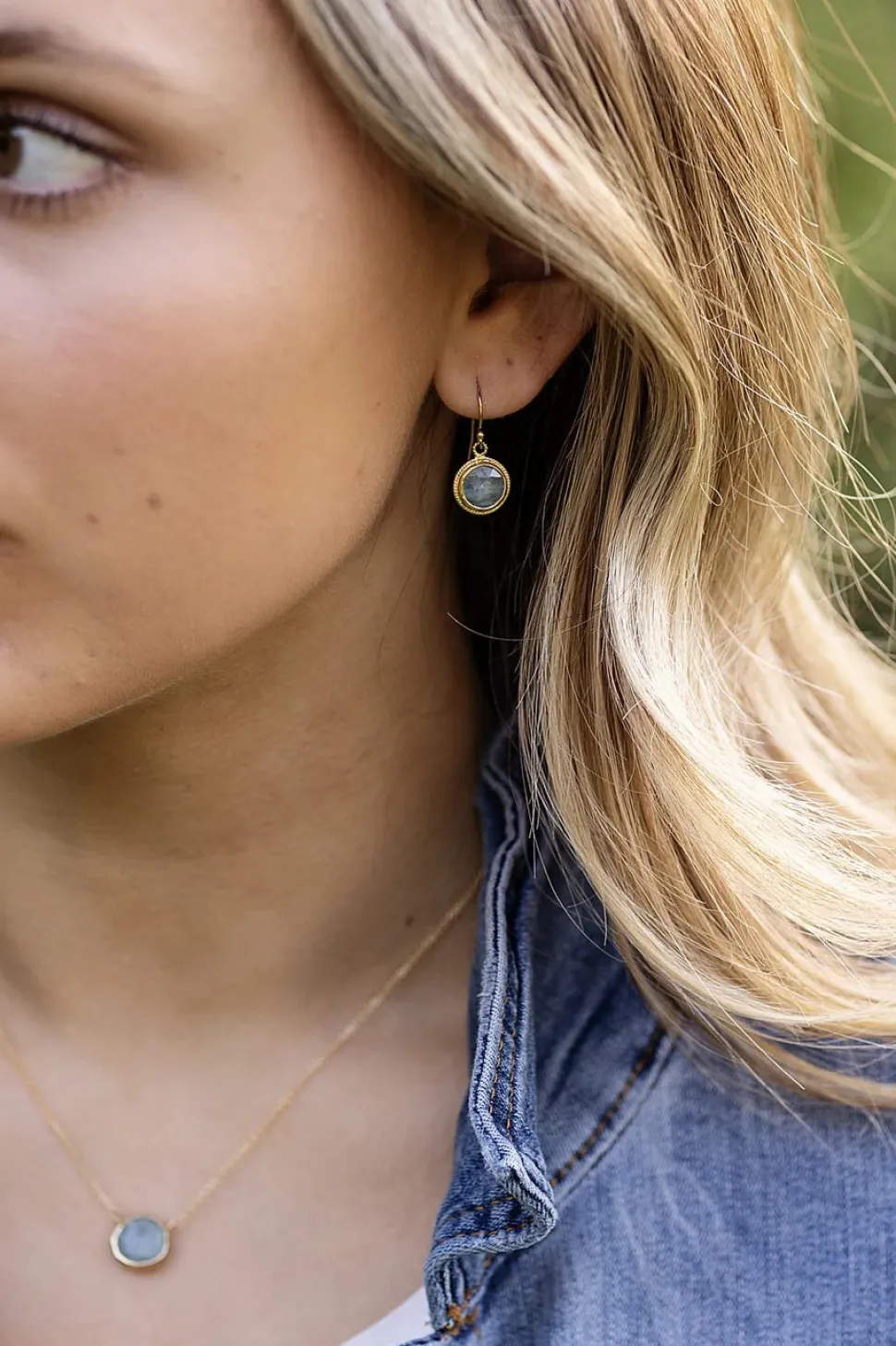 Aquamarine Drop Earrings