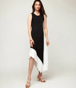 Asymmetric Colorblock Dress