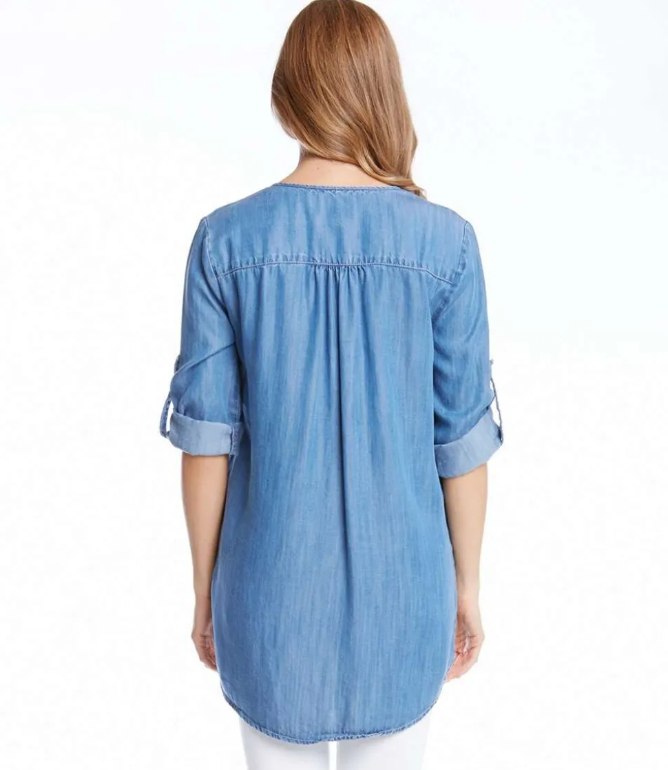 Asymmetric Hem Wrap Top
