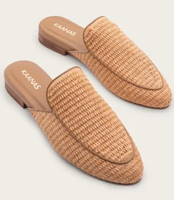 Basketweave Mules