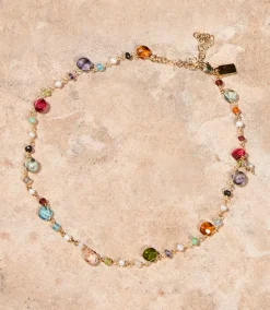 Beaded Gemstone Necklace