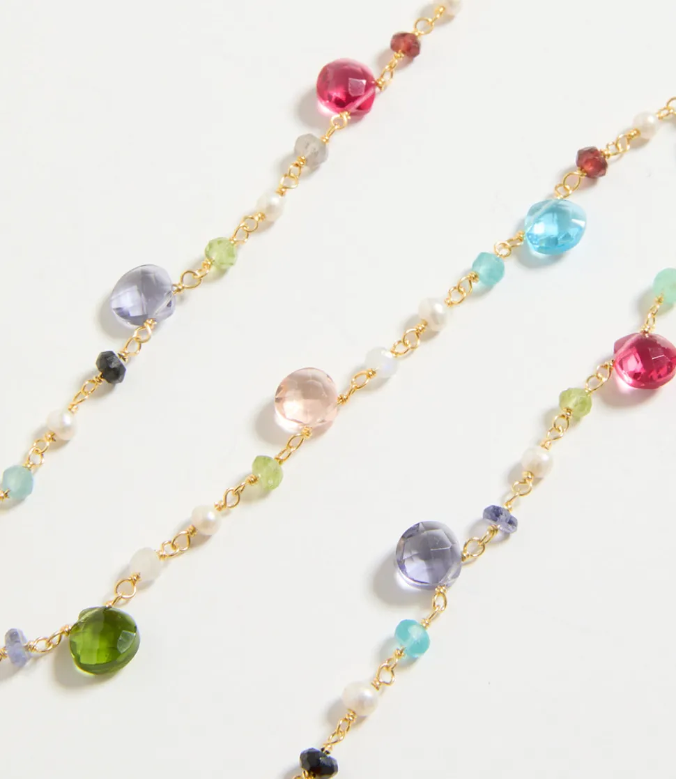 Beaded Gemstone Necklace