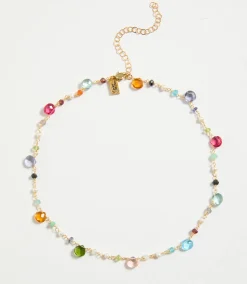 Beaded Gemstone Necklace