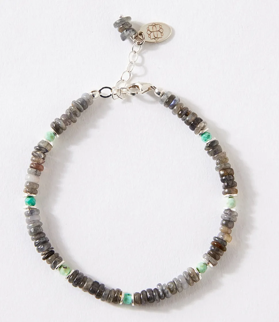 Beaded Labradorite Bracelet