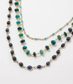 Beaded Multi Strand Necklace