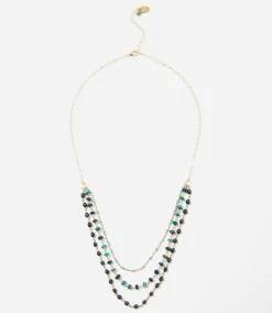 Beaded Multi Strand Necklace