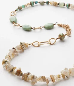 Beaded Quartz Necklace