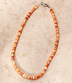 Beaded Spiny Oyster Necklace