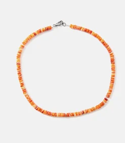 Beaded Spiny Oyster Necklace