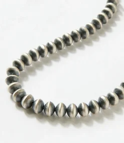 Beaded Sterling Silver Necklace