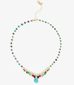 Beaded Turquoise Necklace