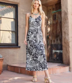 Bias Cut Midi Dress