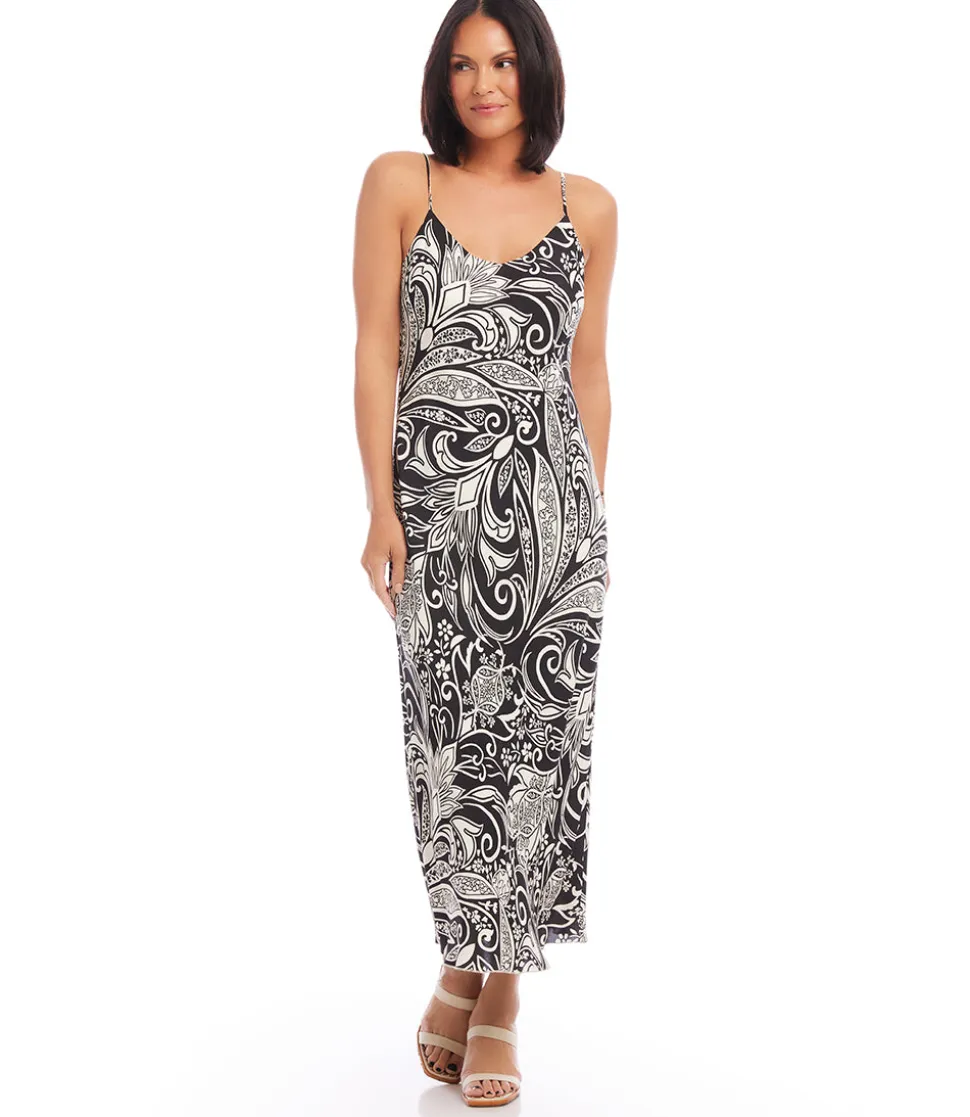 Bias Cut Midi Dress