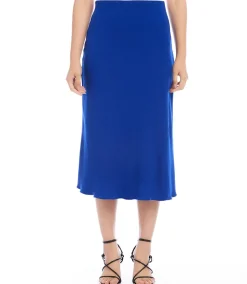 Bias Cut Midi Skirt