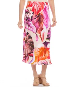 Bias Cut Midi Skirt