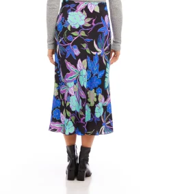 Bias Cut Midi Skirt