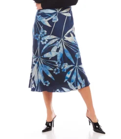 Bias Cut Midi Skirt