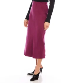Bias Cut Midi Skirt