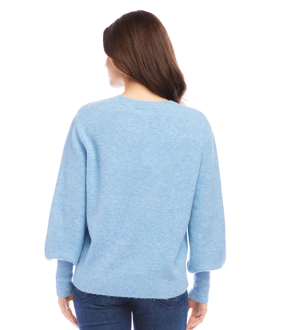 Blouson Sleeve Sweater
