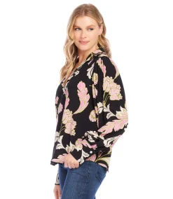 Blouson V-Neck Top