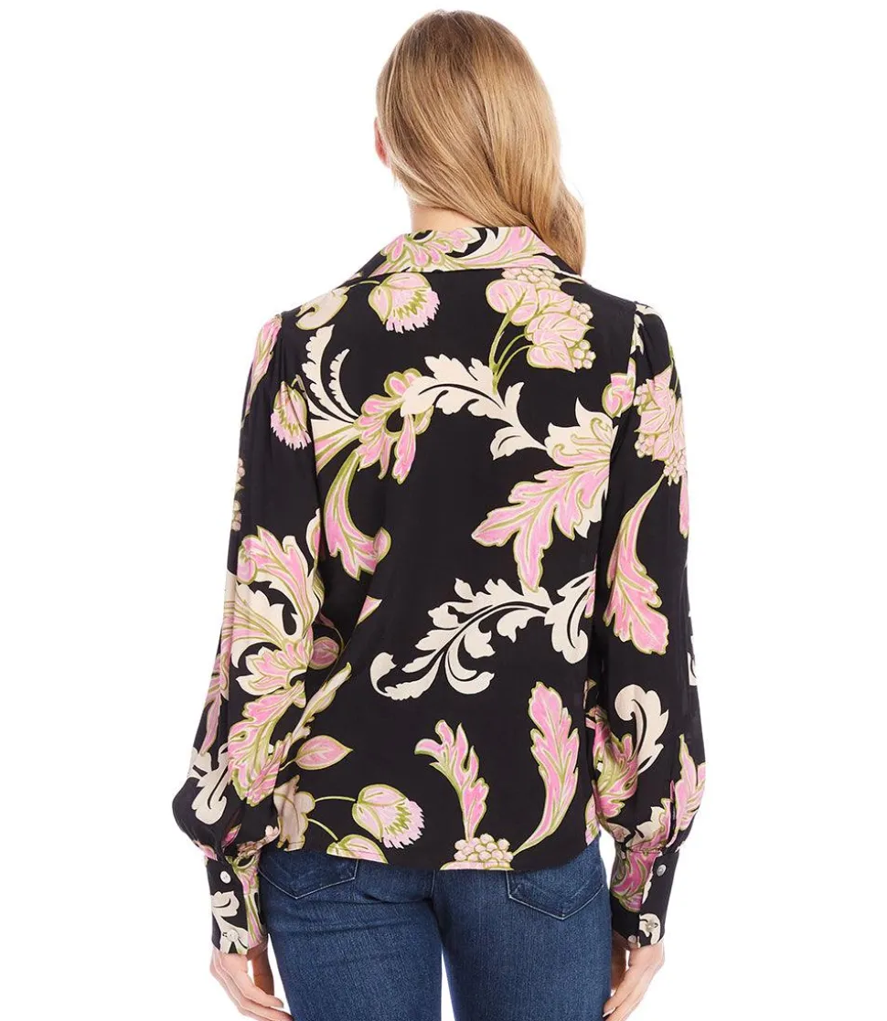 Blouson V-Neck Top