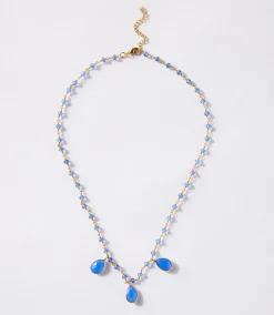 Blue Chalcedony Necklace