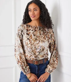 Boatneck Drape Top
