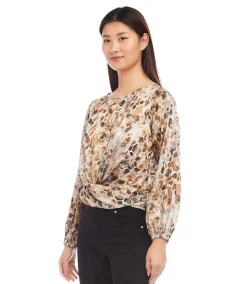 Boatneck Drape Top