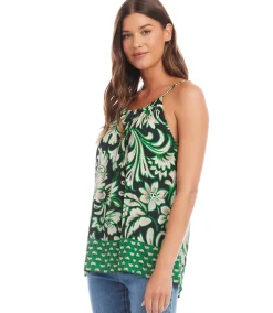 Border Print Tank