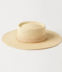 Braided Boater Hat