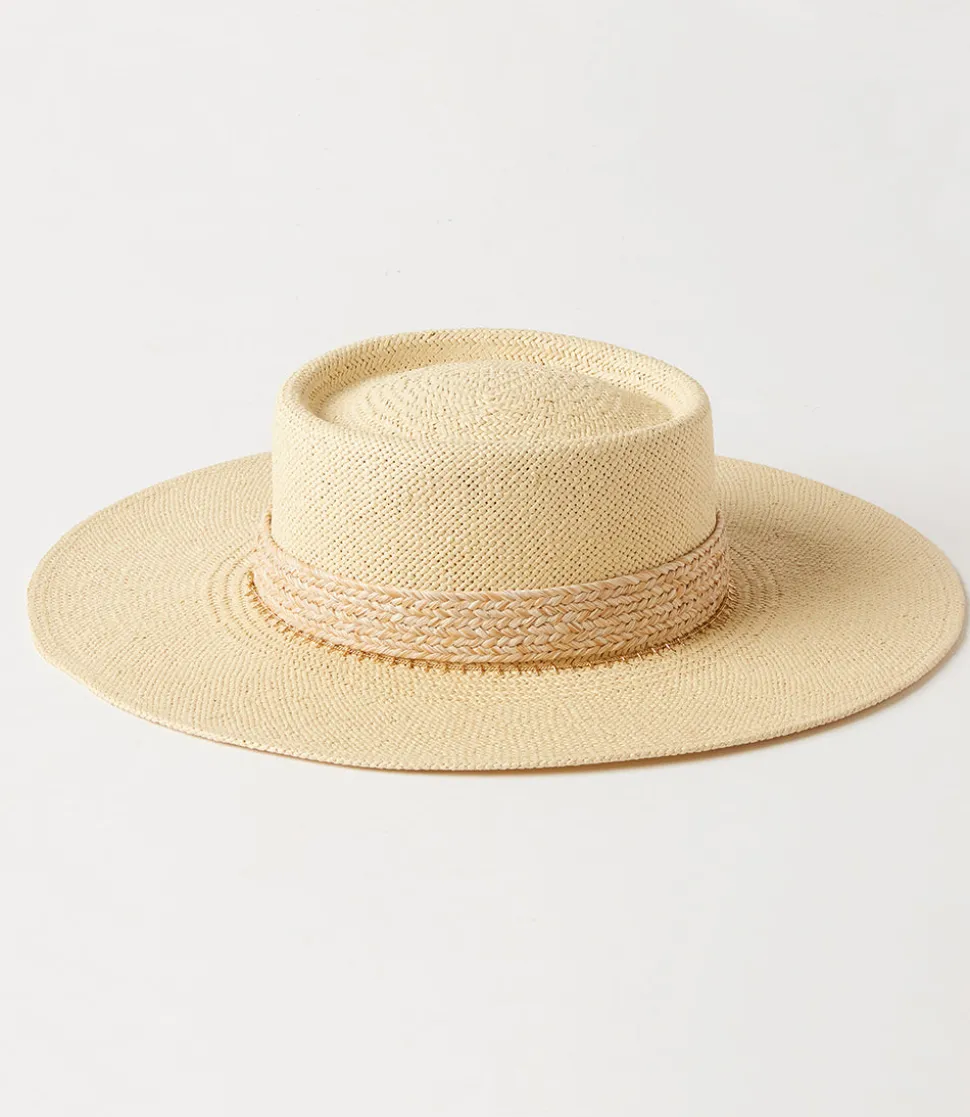 Braided Boater Hat