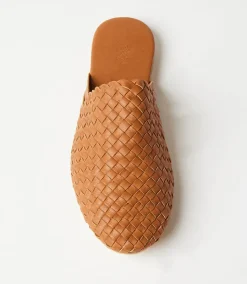 Braided Leather Mules